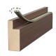 WHITE ADHESIVE DRAUGHT EXCLUDER 9x6 10m DRAUGHT EXCLUDERS - RUBBER SEALS